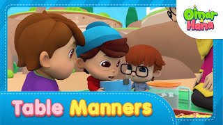 Table Manners | Islamic Series & Songs For Kids | Omar & Hana English