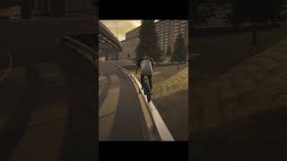 High Speed Highway Rail Ride (No Brakes) #bmxstreets #bmx #tekuflat