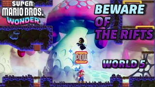 Beware of the Rifts Course Clear World 5 | Super Mario Bros.Wonder Nintendo Switch