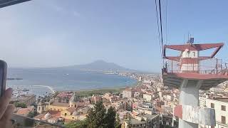 Italia, Funivia del Faito, View to Vesuvio, 08.09.2024