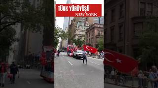 New york’ta Türk günü yürüyüşü düzenlendi #gündem #aturktv #keşfet #newyork #türkiye