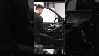 Mercedes Car Door Cleaning #carclean #carcare #satisfyingvideo #luxurycars #shortsviral