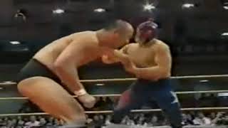 American Dragon (Daniel Bryan) & Lance Cade vs Hisakatsu Oya & Yoshinori Sasaki - FMW 12/12/91