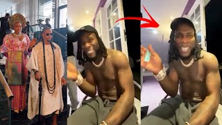 Burna boy Drop Freestyle as he Mock Davido and Chioma Wedding and Praise that of Yhemo Lee