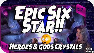 Epic Six Star Luck! | Heroes & Gods Crystal Opening! | Marvel Contest of Champions