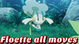 floette all attacks & moves (Pokemon)@TSCRChannel