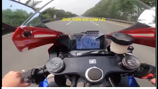 Cùng xem lại IDOL KIÊN ICE cầm lái HONDA CBR1000RRR chạy trên cao tốc đại lộ thăng long và cái kết