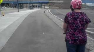 Cruising downtown Cincinnati on our segways