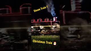 TREM DE NATAL!! CHRISTMAS TRAIN!! 🎅🚂🤠 #shorts #tremavapor #abpf #steamtrain  #steam