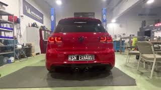 Golf 6 R - HJS Downpipe | Bull-X ESD | RSN EXHAUST