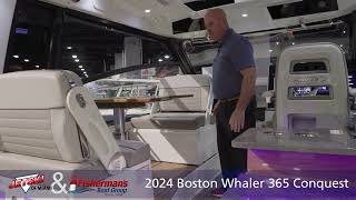 2024 Boston Whaler 365 Conquest Miami  Boat show #bostonwhaler #mercurymarine  #willrogers