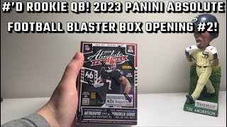 #’d ROOKIE QB! 2023 Panini Absolute Football Blaster Box Opening #2!