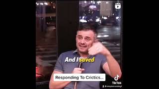 Gary Vee's Response to CRITICS! #shorts