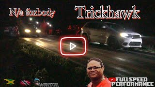 351 FOX BODY MUSGANG VS JEEP TRACKHAWK