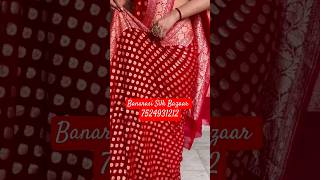 Pure Banarasi Khaddi Georgette Saree Handloom Made 7524931212 #bridalsarees #youtubeshorts #trending