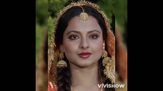 Bollywood actress beautiful Rekha#YouTube short #trending#viral#video