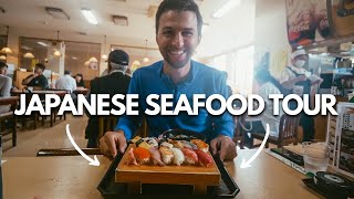 MOUTHWATERING Seafood in Northern Japan | American in Japan