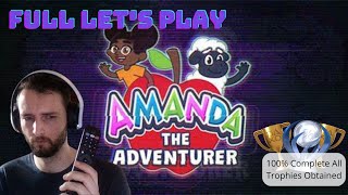 🎮 Amanda the Adventurer | 100% Let's Play (PS5) | All Endings, Hidden Tapes & Platinum Trophy 🎮