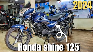 Honda shine 125 | new model 2024 OBD-2 E20 fi new features Mileage price review #honda #shine125