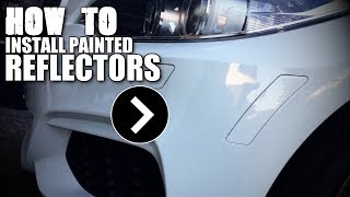 How to Install BMW F22 Painted Reflectors-BMW M235i