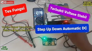 TEST FUNGSI AUTO STEP UP DOWN BUCK BOOST LTC3780 10A 130w DC STABILIZER CC CV LTC