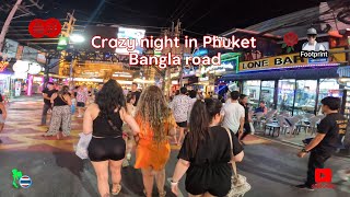 Crazy wild night in Bangla walking street 2024, Patong, Phuket| #Phuketnightlife| #Banglaroad