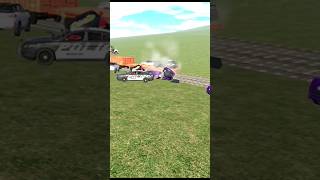 Train Destroy All Cars 😢😢😱😱 IndaiN Bike Driving 3D #shorts#like#viral#subscribe