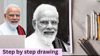 How to draw Narendra Modi  |Narendra Modi drawing easy