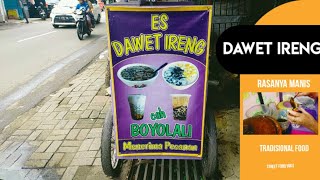 UNIK Black dawet ice | Es dawet IRENG khas BOYOLALI Tradisional street food Indonesian