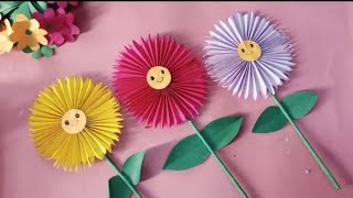 Easy Paper Flower How To Make Origami Paper Flower At Home