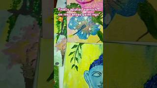 acrylic gloss varnish #shortvideo #shorts #acrylicpainting #acrylic #varnish #gloss