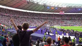 Euro 2024 Final: England fans - The Lightning Seeds - Three Lions (Football's Coming Home)