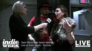 Twin Plains Indie Week Opening Night Talking to Sarah Rattray on SEEROCKLIVE.com