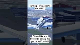 Turning turbulence to the Max part 1 #swiss001landing #flightsim #flightsimulator #airplane