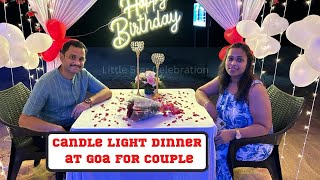 Goa Anniversary celebration, Baga Candolium | Goa Beach Birthday celebration | Littlestarcelebration