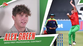 "OVER THE MOON" 🌕 | Alex Green Signs First Professional Deal ✍️