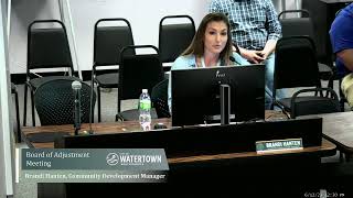 Board of Adjustment Meeting - 06-12-2023