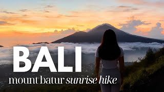 Mount Batur sunrise hike and MUST TRY progressive dining in UBUD BALI (21 courses?!) (Travel vlog)