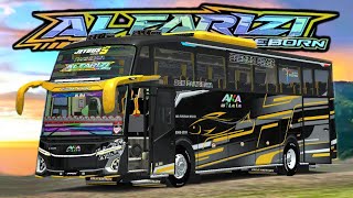 KEREN😱 SHARE LIVERY & VECTOR AKA WISATA ALFARIZI MOD BUSSID JETBUS 5 KP PROJECT!