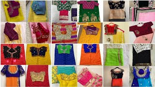 Saree blouse colour combination ideas 2024 ll saree and blouse different colour combination l #saree