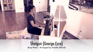 Shotgun (George Ezra) Easy Piano Cover with Sheet Music