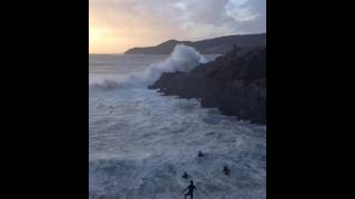 Waves at Barricane Beach