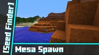 Mesa Spawn - All biomes around [Seed Finder] 054