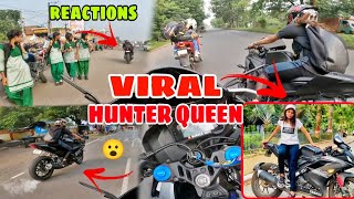 Viral Hunter Queen Ride in dhanbad ❤️ | Hunter Queen ke sath 🥵 hyper ride |@Hunterqueenvlogs