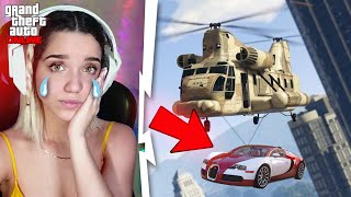 CARRERA de GTA V donde NINO CUBOY me ESTAFA 😭!!! - ELENA #7