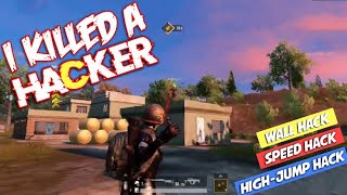 I killed a hacker/ PUBG mobile.