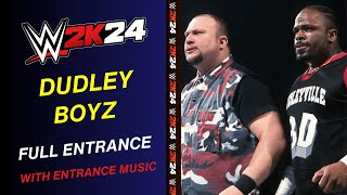 WWE 2K24 DUDLEY BOYZ WWE 2K24 ENTRANCE - DUDLEY BOYZ  ENTRANCE THEME  WWE 2K24 all entrance