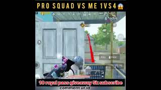 🥵 Pochinki Pro Player’s Vs Me 🥵 | Insane 1vs4 Clutch 🔥 | ipad mini 5 | #shorts