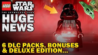 Lego Star Wars The Skywalker Saga News: 6 DLC Packs, Bonus Minifigure, Deluxe Edition & More...