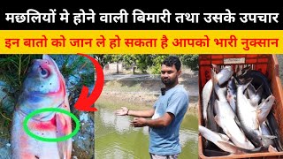 मछली पालन मे होने वाली बीमारी और उसके दवाइयों के बारे में जानकारी  #uniquefarmingideas